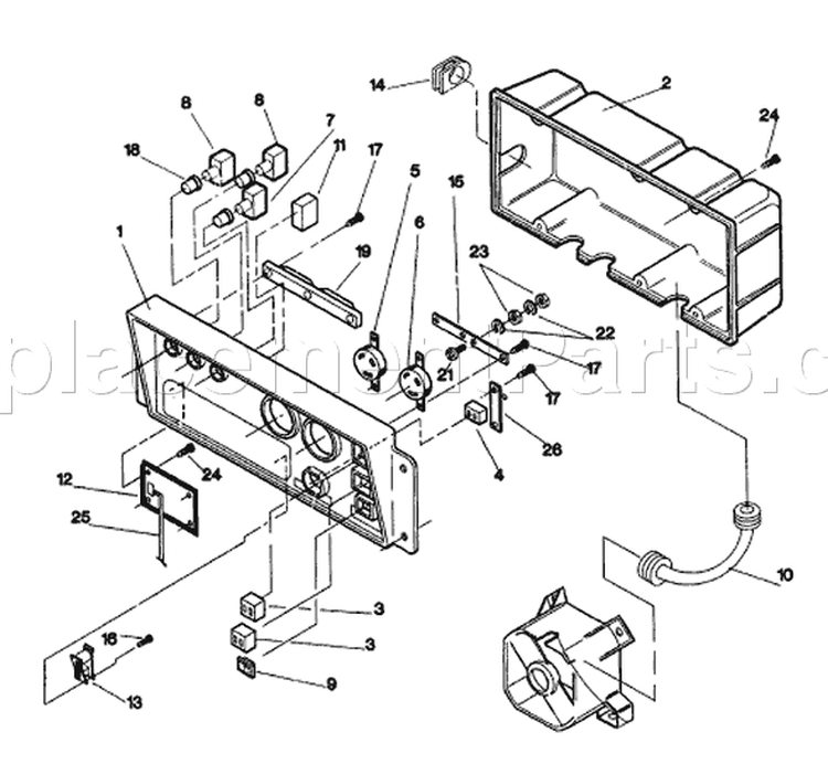 Page A Diagram and Parts List for 9704-0 3,500 XL Briggs and Stratton Generator